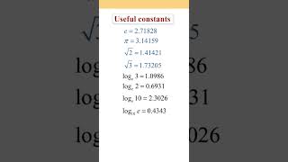 Useful Constants [upl. by Schultz129]