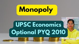 Absence of Supply Curve  UPSC Economics Optional  Previous Year Questions  Deepti Mahajan [upl. by Yrhcaz]