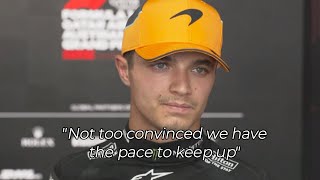 Lando Norris PostQualifying Interview  F1 Austrian grand prix [upl. by Burkley]