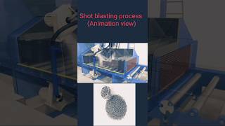 Shot blasting processSurface treatment processforging automobile descaling abresive [upl. by Bivins]