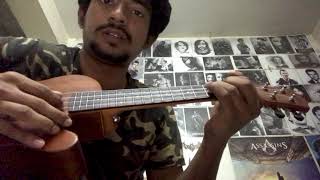 Bedona By Shunno Ukulele Tutorial  Beginner  2020  Chords  Plucking  Nabid Alam [upl. by Yme]