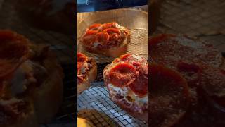 Homemade PIZZA using garlic bread  Air Fryer Recipe 🍕 shorts airfryer airfryerrecipes pizza [upl. by Inglebert814]