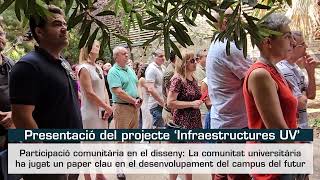 La Universitat de València presenta el projecte ‘Infraestructures UV’ [upl. by Adnarym]