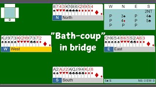 quotBathcoupquot technique in contract bridge game [upl. by Harima603]