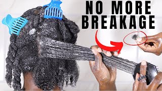 DO THIS IF YOU WANT TO DETANGLE WITH NO BREAKAGE  NATURAL HAIR TUTORIAL  LYNDA JAY [upl. by Massiw]