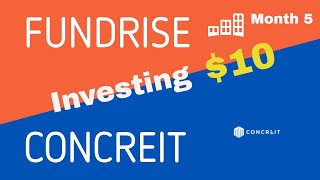 Investing 10 in FUNDRISE vs CONCREIT MONTH 5 [upl. by Nolitta]