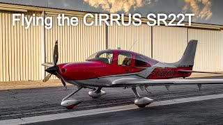 23 Flying a 2018 Cirrus SR22T G6 GTS  One of the Best Piston Single Engine [upl. by Kopple]