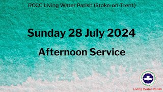 LWP Stoke Afternoon Family Worship 28 July 2024 [upl. by Cornwall842]