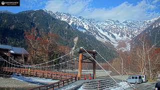 4K 上高地河童橋ライブカメラ KAMIKOCHI KAPPABASHI LIVE CAMERA [upl. by Whiffen]