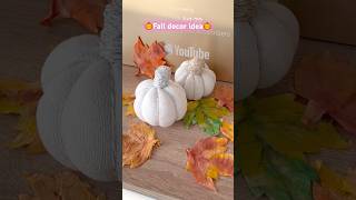 Fall decor idea🎃🤍 [upl. by Undry]