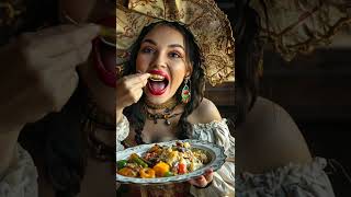 Eating Succotash Eating historical foods mukbang asmr Succotash historicalcooking history [upl. by Bull738]