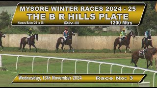 Race No 3 The BRHills Plate DIV  2 [upl. by Tarsus]