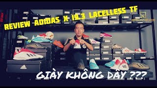 REVIEW GIÀY ĐÁ BÓNG ADIDAS X 193 LACELESS TF VÀ HƯỚNG DẪN MANG GIÀY KHÔNG DÂY  NEYMARSPORT [upl. by Cassey187]