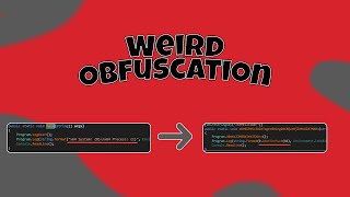 WeirdStrings Obfuscation  Net Obfuscation [upl. by Conlon778]