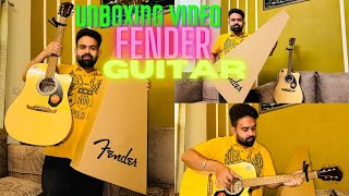 Fender Guitar FA125CE Full Unboxing And Review Video fender gautambagga shorts videos [upl. by Aissatsana60]