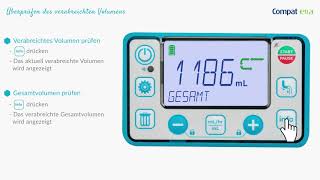 06 – Compat Ella enterale Ernährungspumpe – Prüfen der VolumenVerlaufswerte [upl. by Gefell]