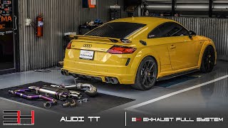 AUDI TTTTS 8S w EH Performance exhaust [upl. by Bobbe653]