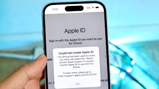 How To FIX Apple ID Account Cannot Be Created At This Time 2024 [upl. by Aneehsyt]