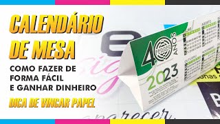 Calendário de Mesa aprenda a fazer em casa [upl. by Marwin]