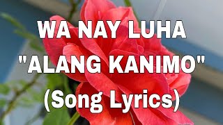 WA NAY LUHA quotalang kanimoquot  Song Lyrics ll Visayan Song  Cover by TJ [upl. by Koran553]