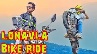 BIKE RIDING  Bike Ride  Lonavala 1st Ride lonavala explore rider vlog travel maharashtra [upl. by Arahk]