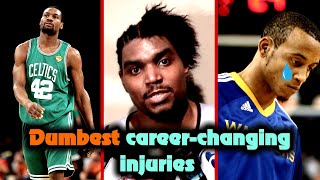 Stupid NBA Injuries That Changed Their Careers Forever [upl. by Ecnarret44]