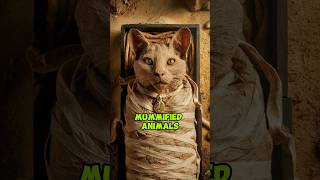 Sacred Animal Mummies 🐾🕊️ viral EgyptianHistory AnimalMummies MummifiedCats facts [upl. by Strader]