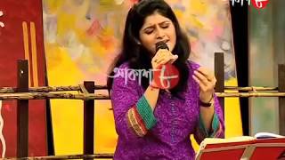 Emoni Borosha Chhilo Sedin  Madhuraa Bhattacharya Live  Akash Aat [upl. by Tyler155]