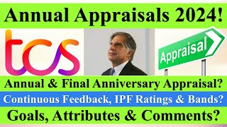 TCS Appraisal 2024 Goals amp Attributes Continuous Feedback IPF Rating salaryhike tcs infosys [upl. by Sonny984]