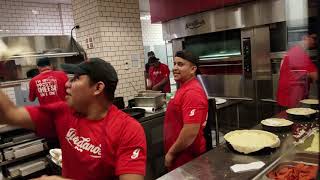 MAKING PIZZA AT GIORDANOS PIZZA CHICAGO IL 2 [upl. by Anol]