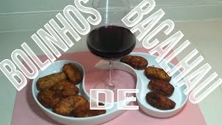 BOLINHOS DE BACALHAU  DE BATATA DÔCE [upl. by Eresed302]