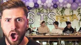 BTS FESTA 2022 DINNER PARTY FULL REACTION 💜 [upl. by Shirleen]