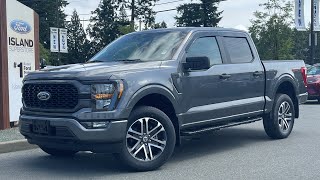 2023 Ford F150 STX  FX4 Off Road Pkg Tailgate Step Review  Island Ford [upl. by Idelle]