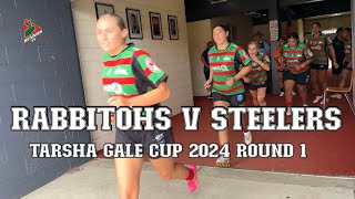 Rabbitohs v Steelers Highlights  2024 Round 1 Tarsha Gale Cup [upl. by Aicilyt]