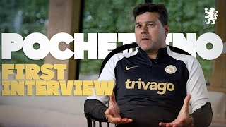 POCHETTINOs FIRST WORDS 🔵  Exclusive Interview as new Head Coach of Chelsea FC [upl. by Vaclava443]