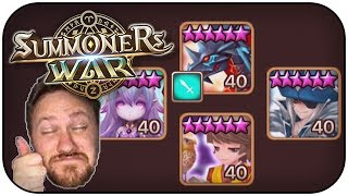 Neue Arena Offense feat Zaiross Dark Homunculus amp Pungbaek  SUMMONERS WAR [upl. by Ahsiken]