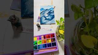 ❄️ Get Ready for a SNOWY Winter with These Watercolor Paintings winter watercolortutorial [upl. by China]