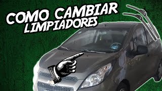 COMO CAMBIAR LIMPIADORES LIMPIAPARABRISAS CHEVROLET SPARK [upl. by Notsreik719]