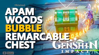 Apam Woods Bubble Remarkable Chest Genshin Impact [upl. by Acinyt622]