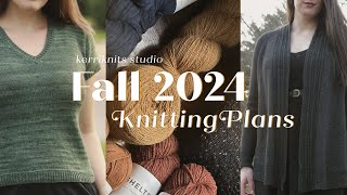 Fall Knitting Plans  my overly ambitious project goals  the yarns Ill use [upl. by Nnaharas]