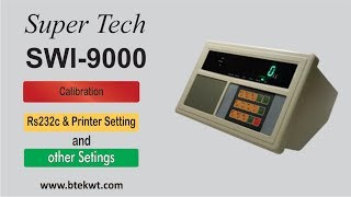 XK3190 A9 or SWI9000 Calibration amp Settings [upl. by Cattan631]