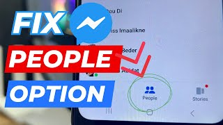 How to Fix Messenger People Option Not Showing Problem 2024 [upl. by Ahsirpac]