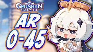 How To Beat Genshin Impact Adventure Rank 045 Free To Play Friendly [upl. by Torie557]