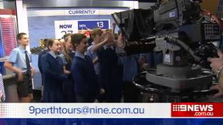 School Visit  Padbury Catholic Primary School  9 News Perth [upl. by Magocsi28]