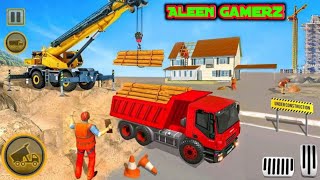 Real Constrction City Simulator  Android Gameplay🚧  Aleen Gamerz 🇦🇹 [upl. by Allicerp618]