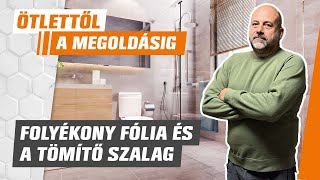 Folyékony fólia és a tömítő szalag  Ötlettől a megoldásig  OBI GreenCottageDIY [upl. by Nylecyoj]