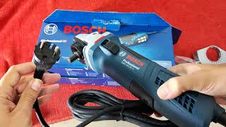 Unpacking  unboxing angle grinder winkelschleifer Bosch GWS 19125 CI 060179N002 [upl. by Rector]