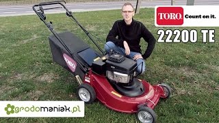 TORO 22200 TE  profesjonalna kosiarka aluminiowa ze sprzęgłem i pompą oleju [upl. by Saxena]