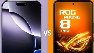 iPhone 16 Pro Max vs Asus ROG Phone 8 Pro [upl. by Inaliel593]