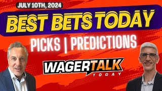 Free Best Bets and Expert Sports Picks  WagerTalk Today  MLB Predictions  CFL Picks  71024 [upl. by Nadya]